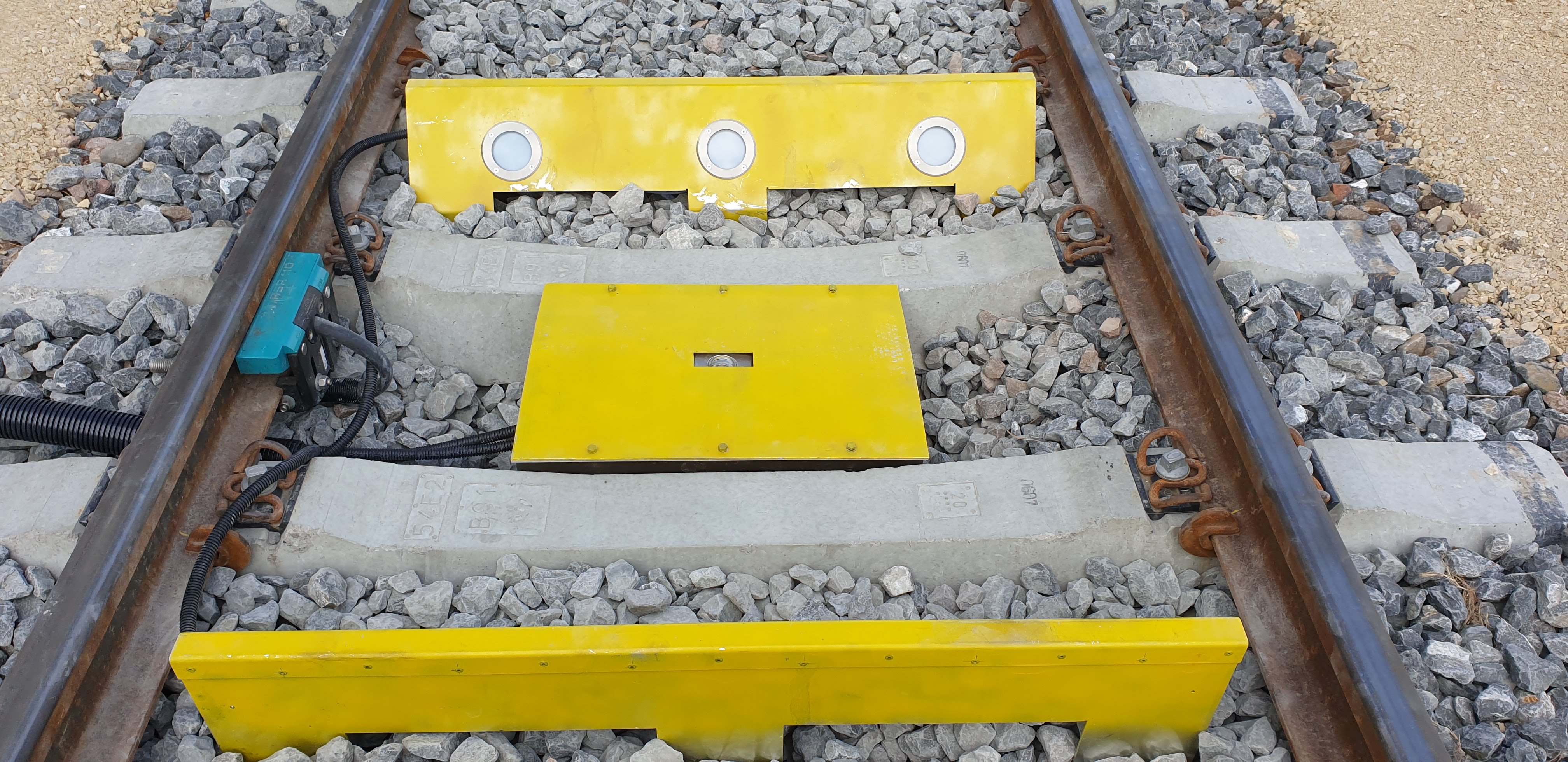 Wagon de marchandises, enregistrement au sol avec vidéo