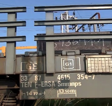 Reconnaissance du numéro UIC pour les wagons à ferraille